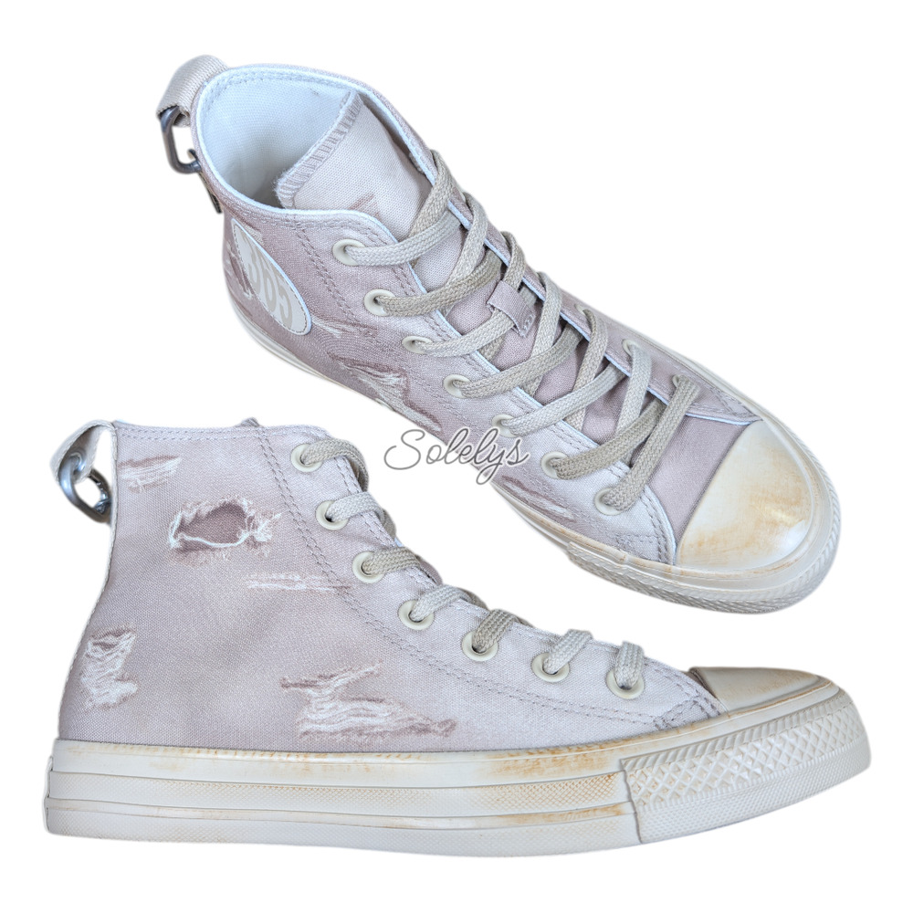 Converse x Charli XCX Custom Limited Edition Chuck Taylor Distressed Sneakers 8
